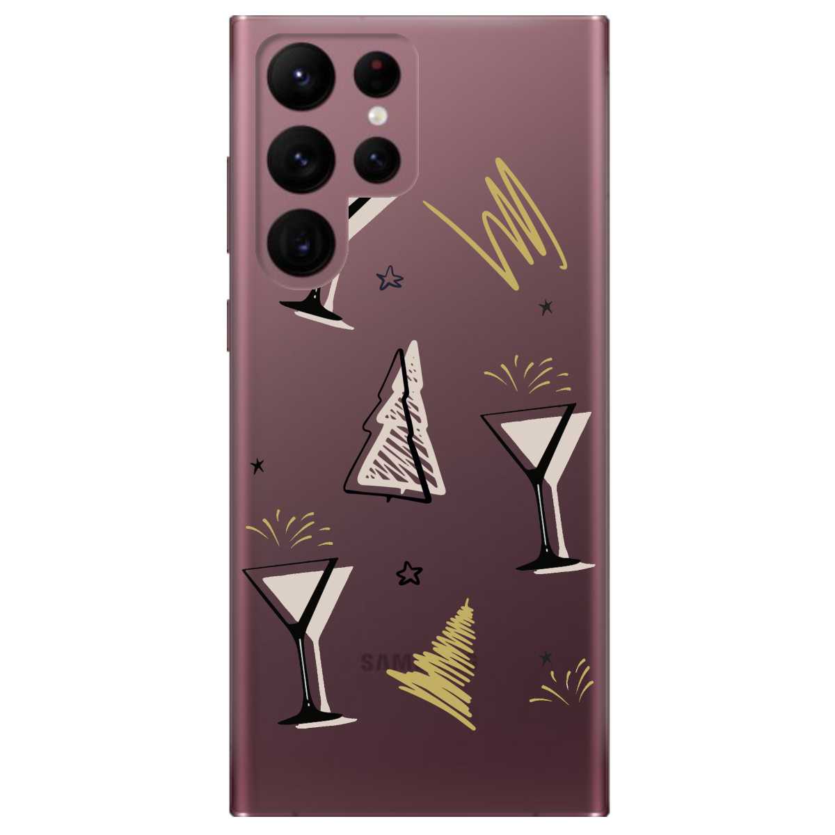 Чохол для Samsung Galaxy S22 Ultra Hello New Year - фото 1 - Чохли для телефонів