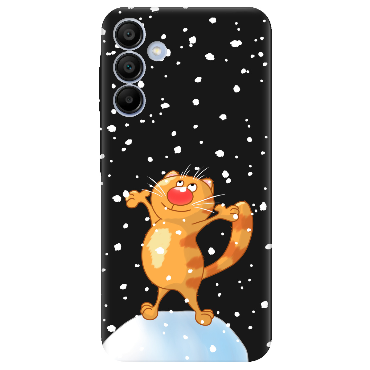 Чохол для Samsung Galaxy A15 чорний матовий soft touch Be Happy - фото 1 Чохол для Samsung Galaxy A15 чорний матовий soft touch Be Happy - фото 1 - Чохли для телефонів