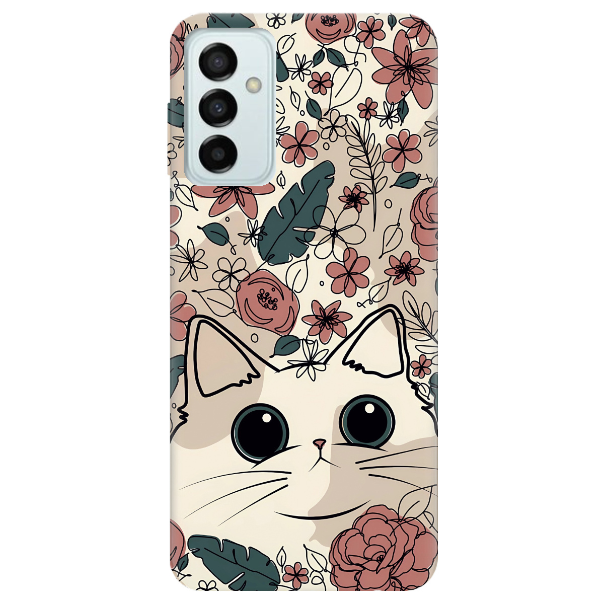 Чехол для Samsung Galaxy M23 5G Flower cat - фото 1 - Чехлы для телефонов