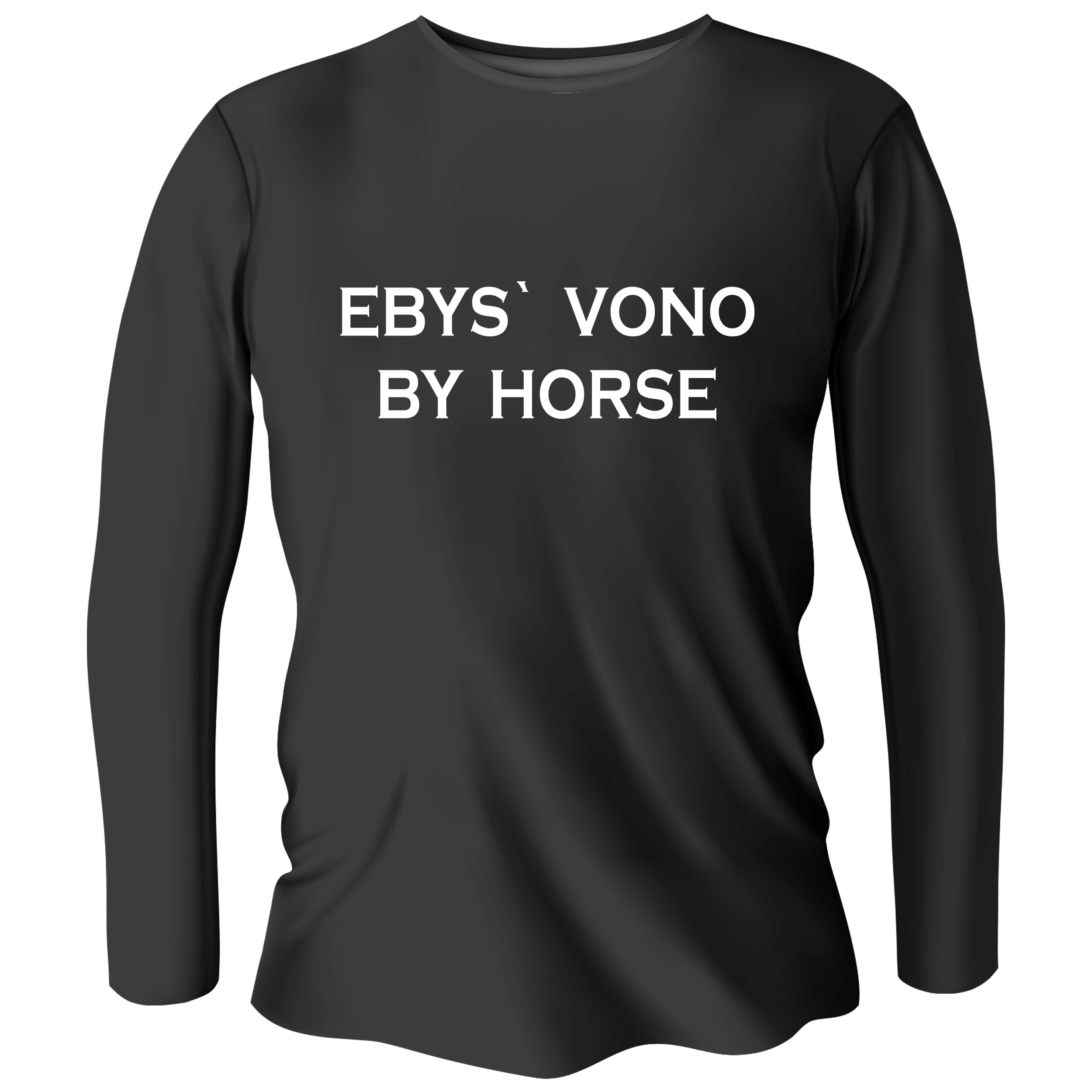 Лонгслів чоловічий чорний бавовна/еластан By Horse L - фото 1 Лонгслів чоловічий чорний бавовна/еластан By Horse L - фото 1 - Лонгсліви