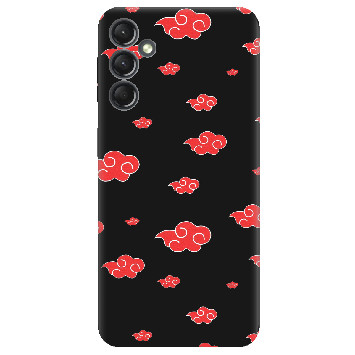 Чехол для Samsung Galaxy A25 черный матовый soft touch Akatsuki - фото 1 - Чехлы для телефонов