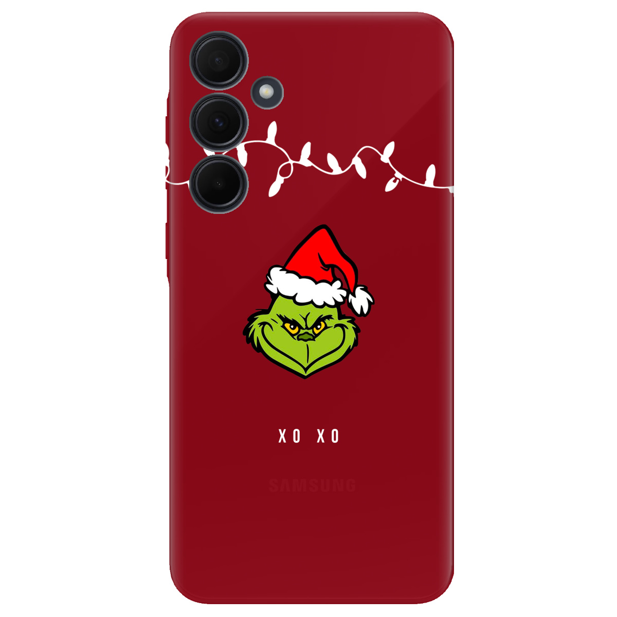 Чехол для Samsung Galaxy A35 Grinch xo xo - фото 1 Чехол для Samsung Galaxy A35 Grinch xo xo - фото 1 - Чехлы для телефонов