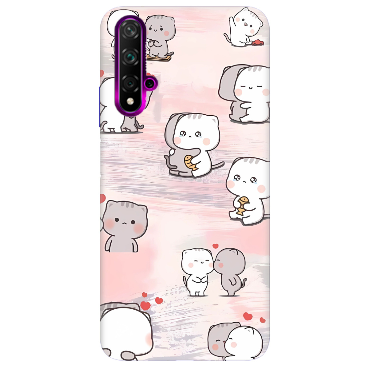 Чохол для Huawei Nova 5T Meow meow - фото 1 - Чохли для телефонів