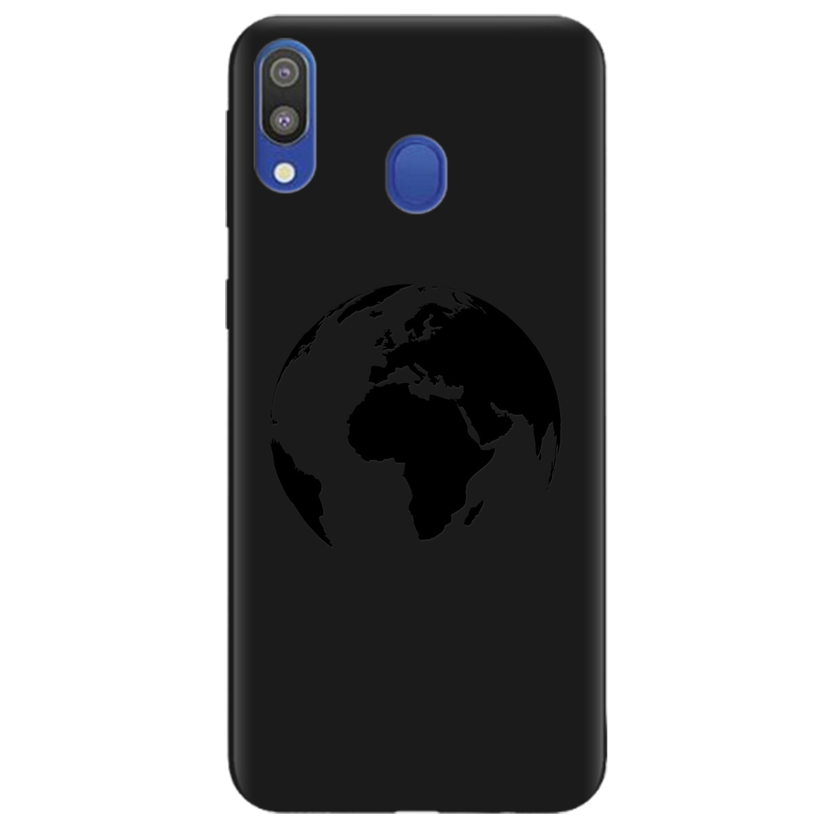 Чохол для Samsung Galaxy A20e чорний матовий soft touch Planet - фото 1 - Чохли для телефонів