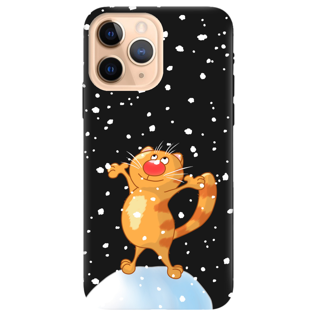 Чехол для Apple iPhone 11 Pro черный матовый soft touch Be Happy - фото 1 Чехол для Apple iPhone 11 Pro черный матовый soft touch Be Happy - фото 1 - Чехлы для телефонов