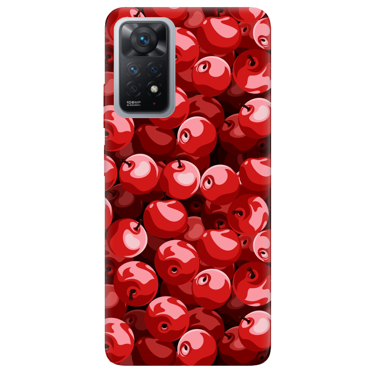 Чехол для Xiaomi Redmi Note 11 Pro Cherry - фото 1 Чехол для Xiaomi Redmi Note 11 Pro Cherry - фото 1 - Чехлы для телефонов