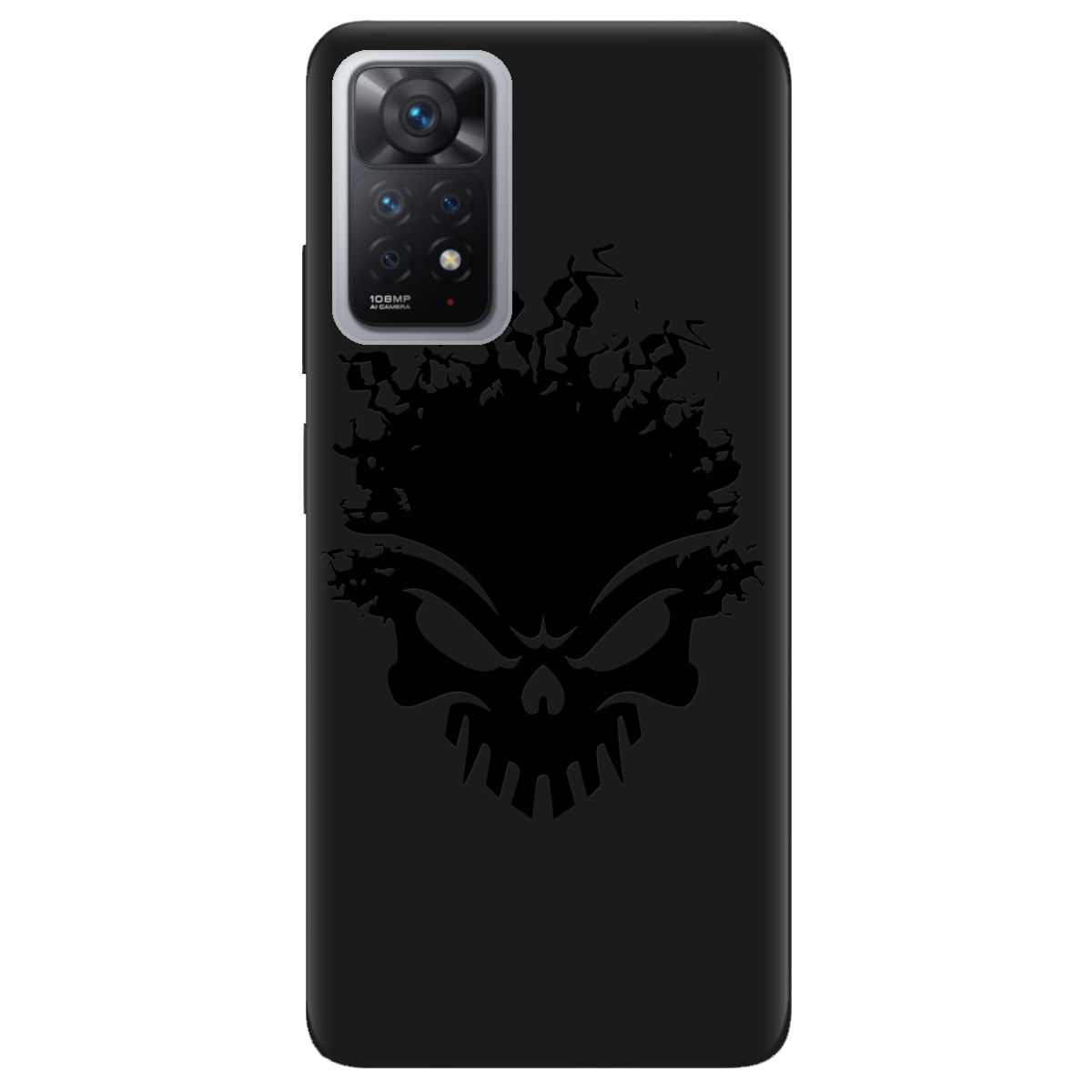 Чохол для Xiaomi Redmi Note 11 Pro чорний матовий soft touch Ugolek - фото 1 - Чохли для телефонів