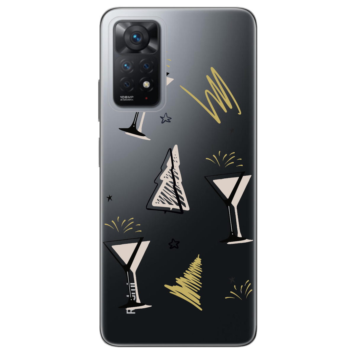 Чехол для Xiaomi Redmi Note 11 Pro Hello New Year - фото 1 - Чехлы для телефонов