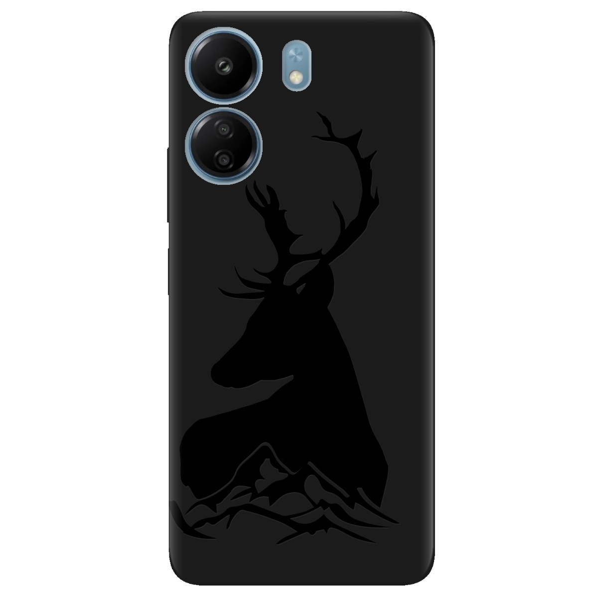 Чохол для Xiaomi Poco C65 чорний матовий soft touch Moral - фото 1 Чохол для Xiaomi Poco C65 чорний матовий soft touch Moral - фото 1 - Чохли для телефонів