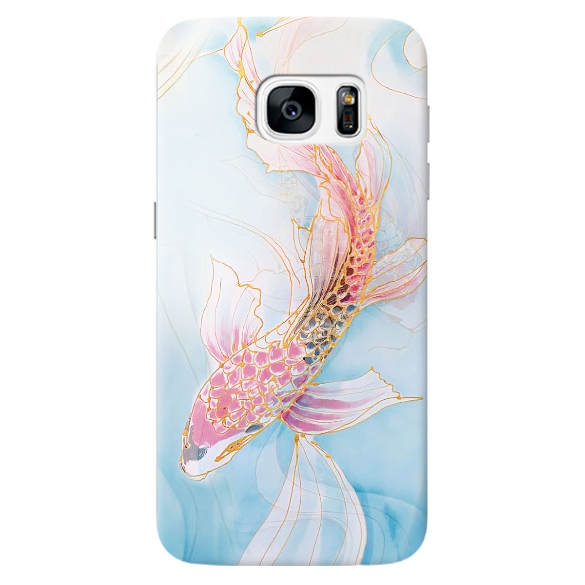 Чохол для Samsung Galaxy S7 Art fish - фото 1 Чохол для Samsung Galaxy S7 Art fish - фото 1 - Чохли для телефонів