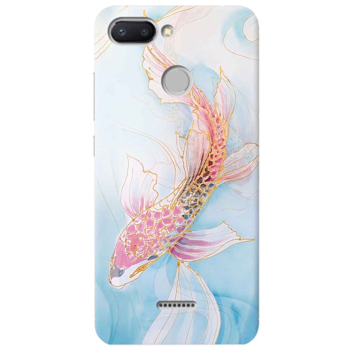 Чохол для Xiaomi Redmi 6 Art fish - фото 1 Чохол для Xiaomi Redmi 6 Art fish - фото 1 - Чохли для телефонів