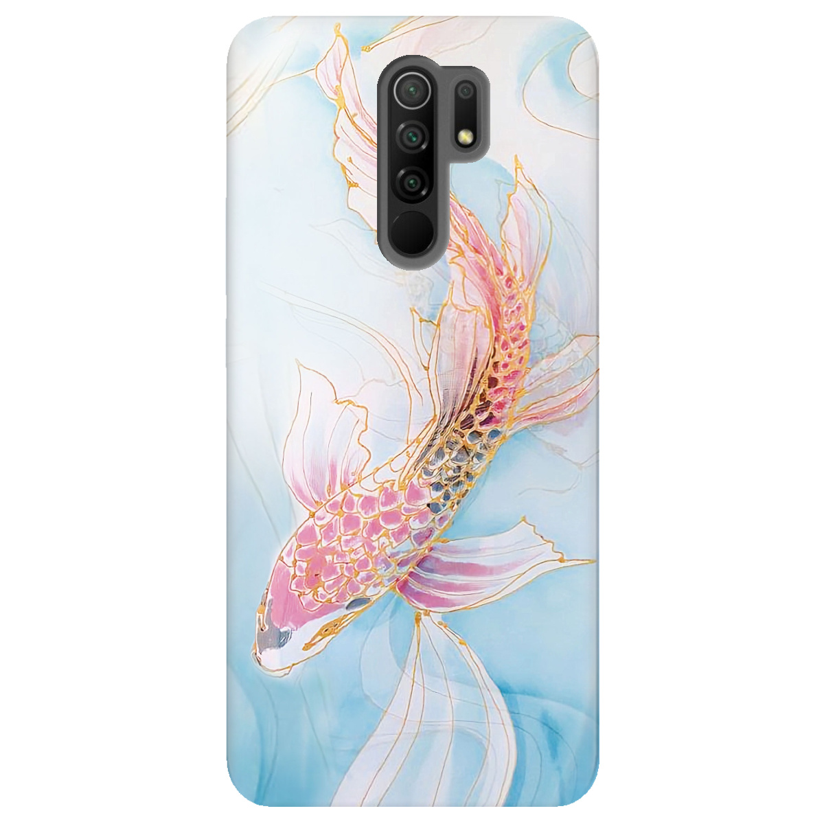 Чохол для Xiaomi Redmi 9 Art fish - фото 1 Чохол для Xiaomi Redmi 9 Art fish - фото 1 - Чохли для телефонів