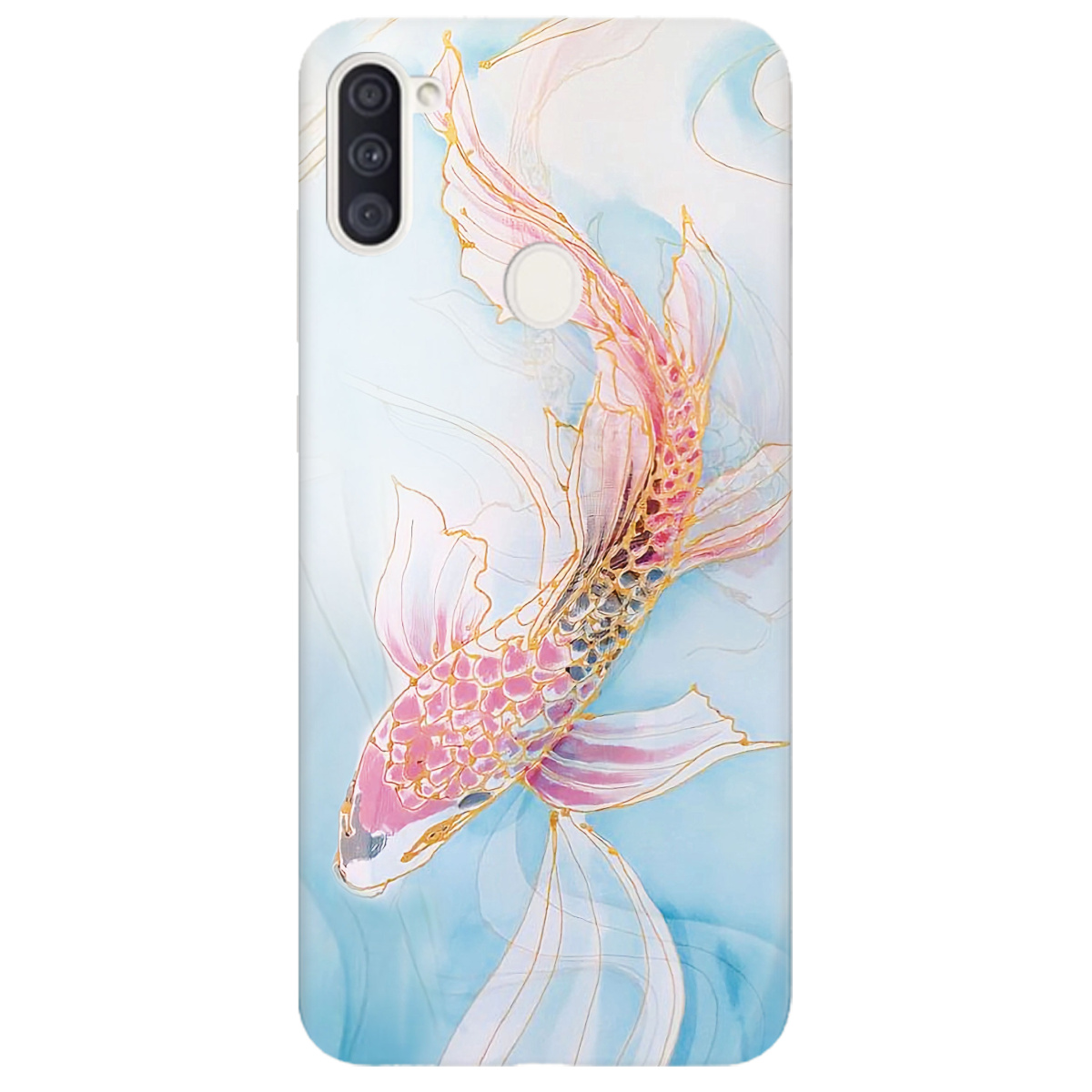 Чохол для Samsung Galaxy A11 Art fish - фото 1 Чохол для Samsung Galaxy A11 Art fish - фото 1 - Чохли для телефонів