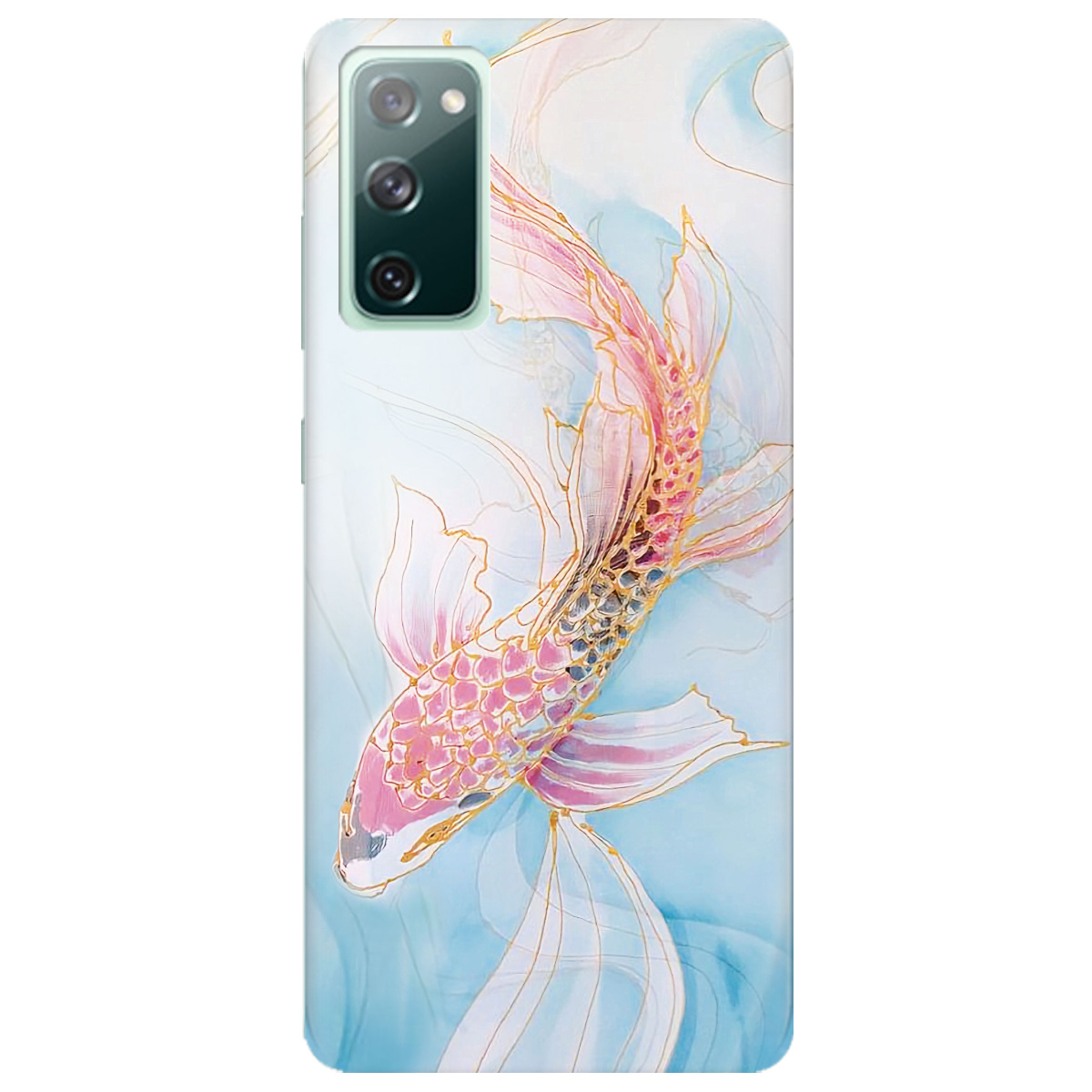 Чехол для Samsung Galaxy S20 FE Art fish - фото 1 Чехол для Samsung Galaxy S20 FE Art fish - фото 1 - Чехлы для телефонов