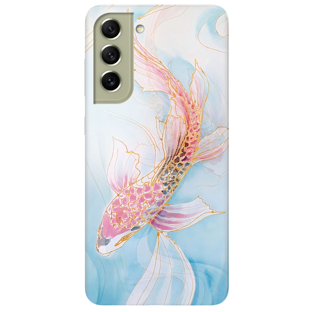 Чехол для Samsung Galaxy S21 FE Art fish - фото 1 Чехол для Samsung Galaxy S21 FE Art fish - фото 1 - Чехлы для телефонов