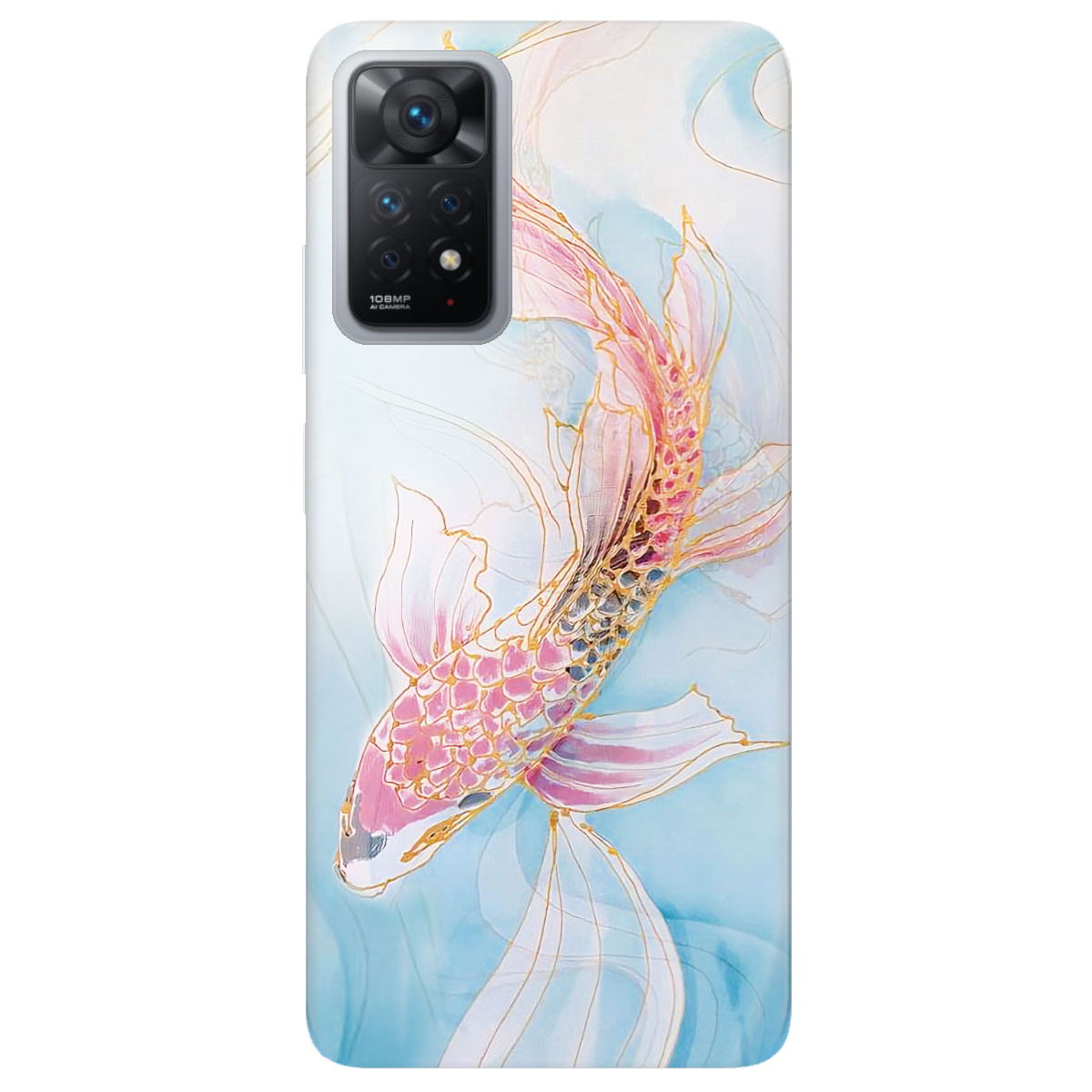 Чохол для Xiaomi Redmi Note 11 Pro Art fish - фото 1 Чохол для Xiaomi Redmi Note 11 Pro Art fish - фото 1 - Чохли для телефонів