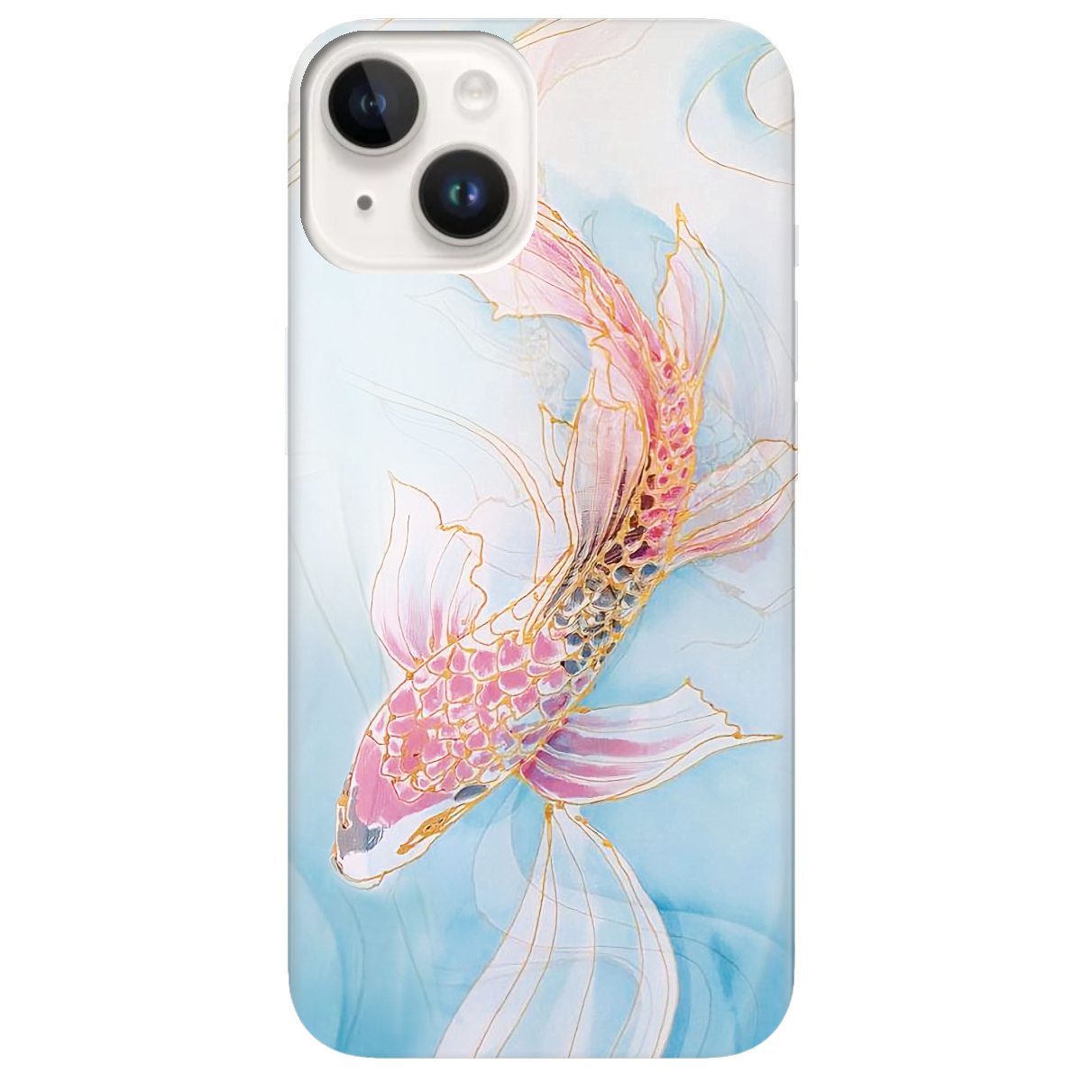 Чехол для Apple iPhone 14 Art fish - фото 1 Чехол для Apple iPhone 14 Art fish - фото 1 - Чехлы для телефонов