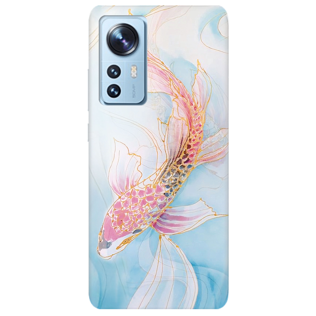 Чехол для Xiaomi 12X Art fish - фото 1 Чехол для Xiaomi 12X Art fish - фото 1 - Чехлы для телефонов