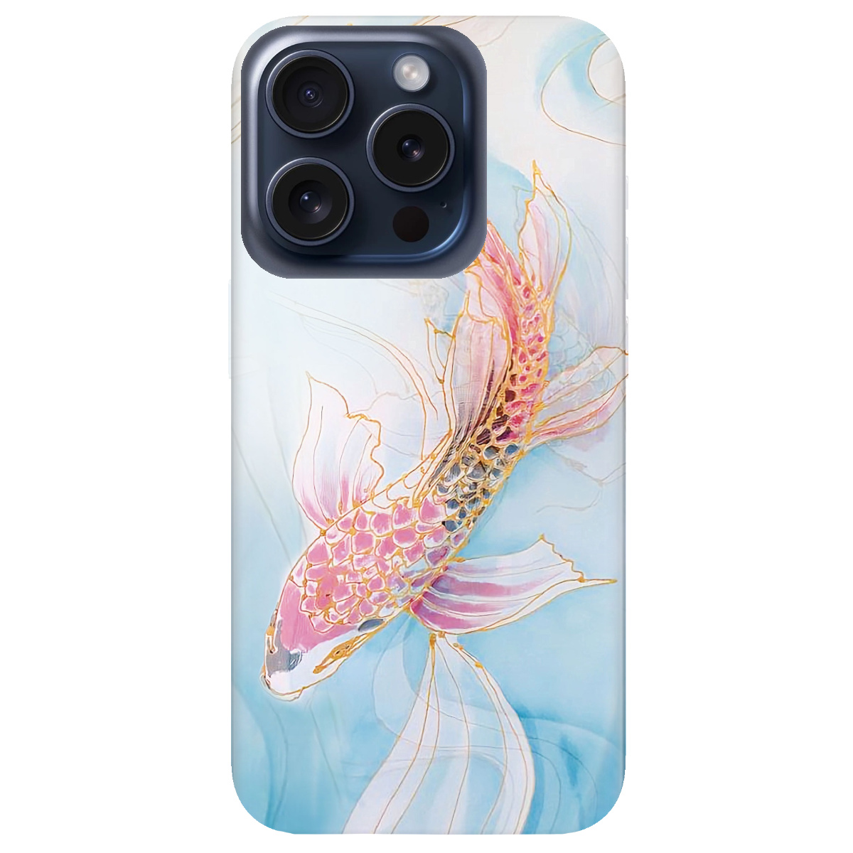 Чехол для Apple iPhone 15 Pro Max Art fish - фото 1 Чехол для Apple iPhone 15 Pro Max Art fish - фото 1 - Чехлы для телефонов