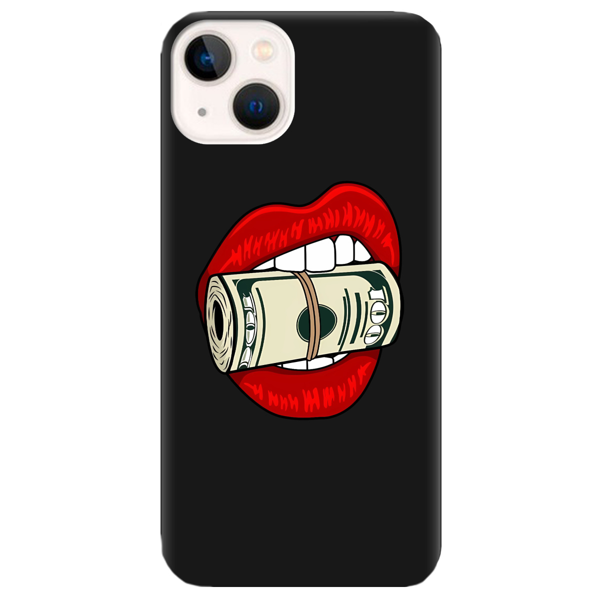 Чохол для Apple iPhone 13 Mini чорний матовий soft touch Secret - фото 1 - Чохли для телефонів