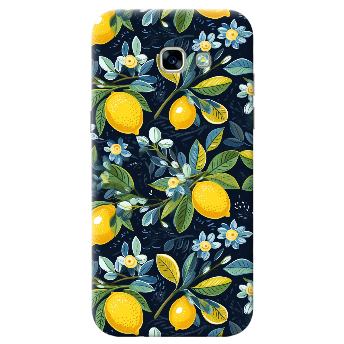 Чехол для Samsung Galaxy A5 2017 Lemon with flower - фото 1 Чехол для Samsung Galaxy A5 2017 Lemon with flower - фото 1 - Чехлы для телефонов
