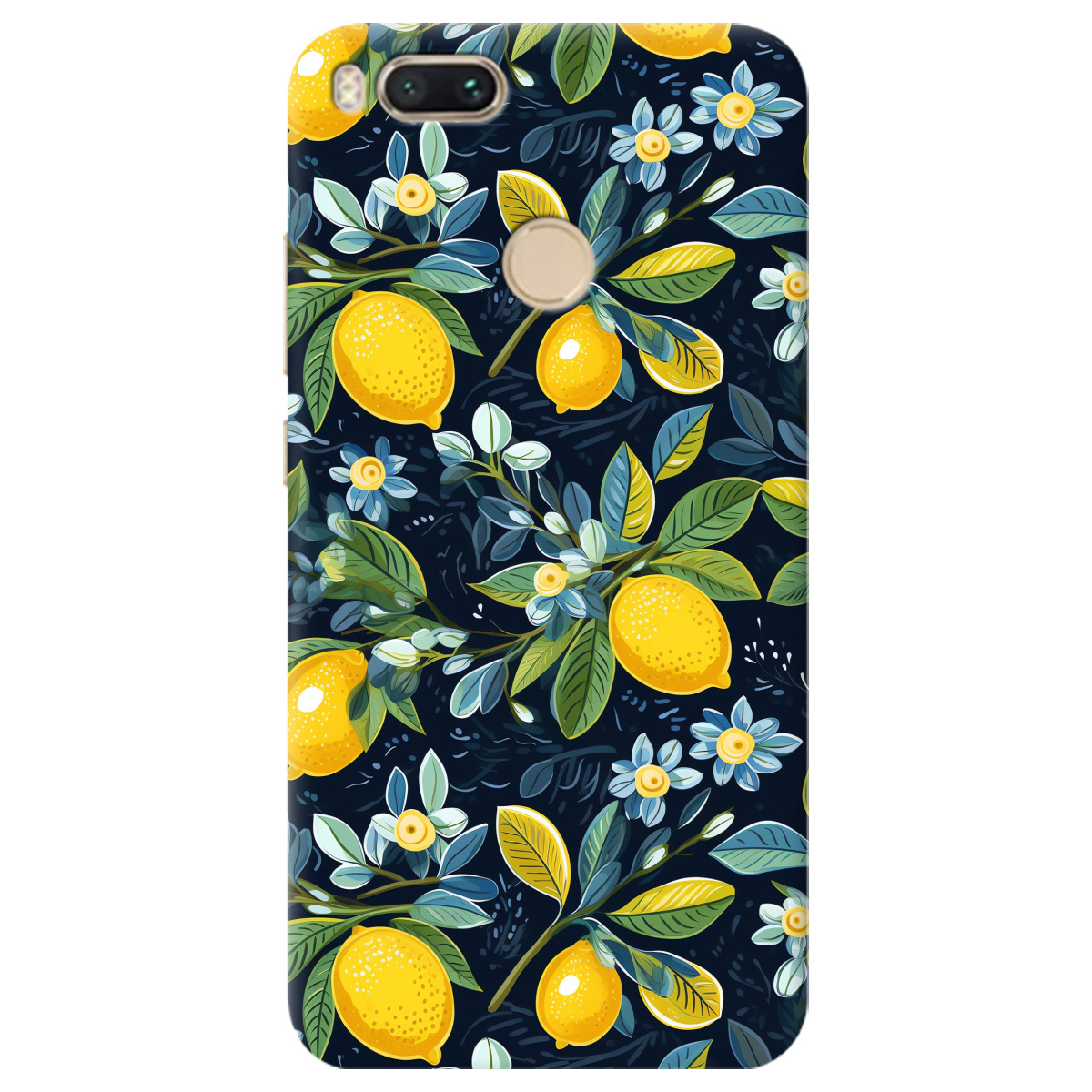 Чехол для Xiaomi Mi A1 Lemon with flower - фото 1 Чехол для Xiaomi Mi A1 Lemon with flower - фото 1 - Чехлы для телефонов