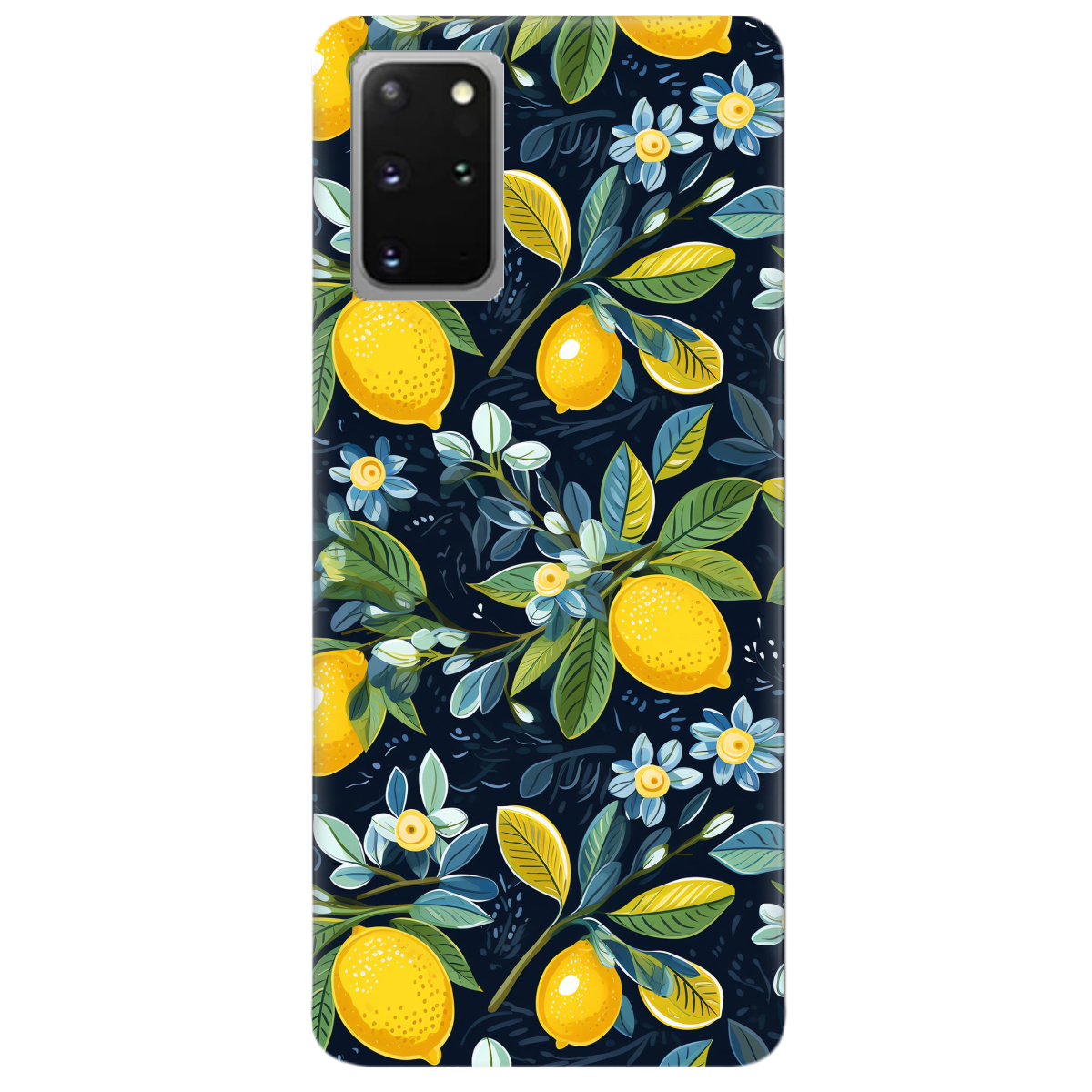 Чехол для Samsung Galaxy S20 Plus Lemon with flower - фото 1 Чехол для Samsung Galaxy S20 Plus Lemon with flower - фото 1 - Чехлы для телефонов