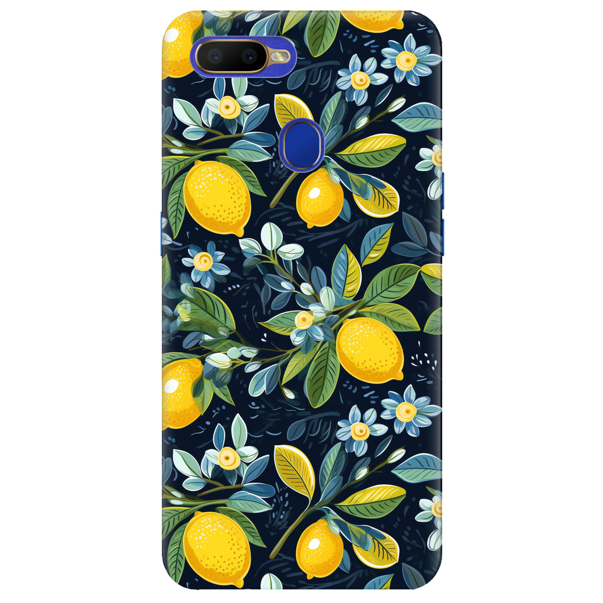 Чехол для Oppo A5s Lemon with flower - фото 1 - Чехлы для телефонов