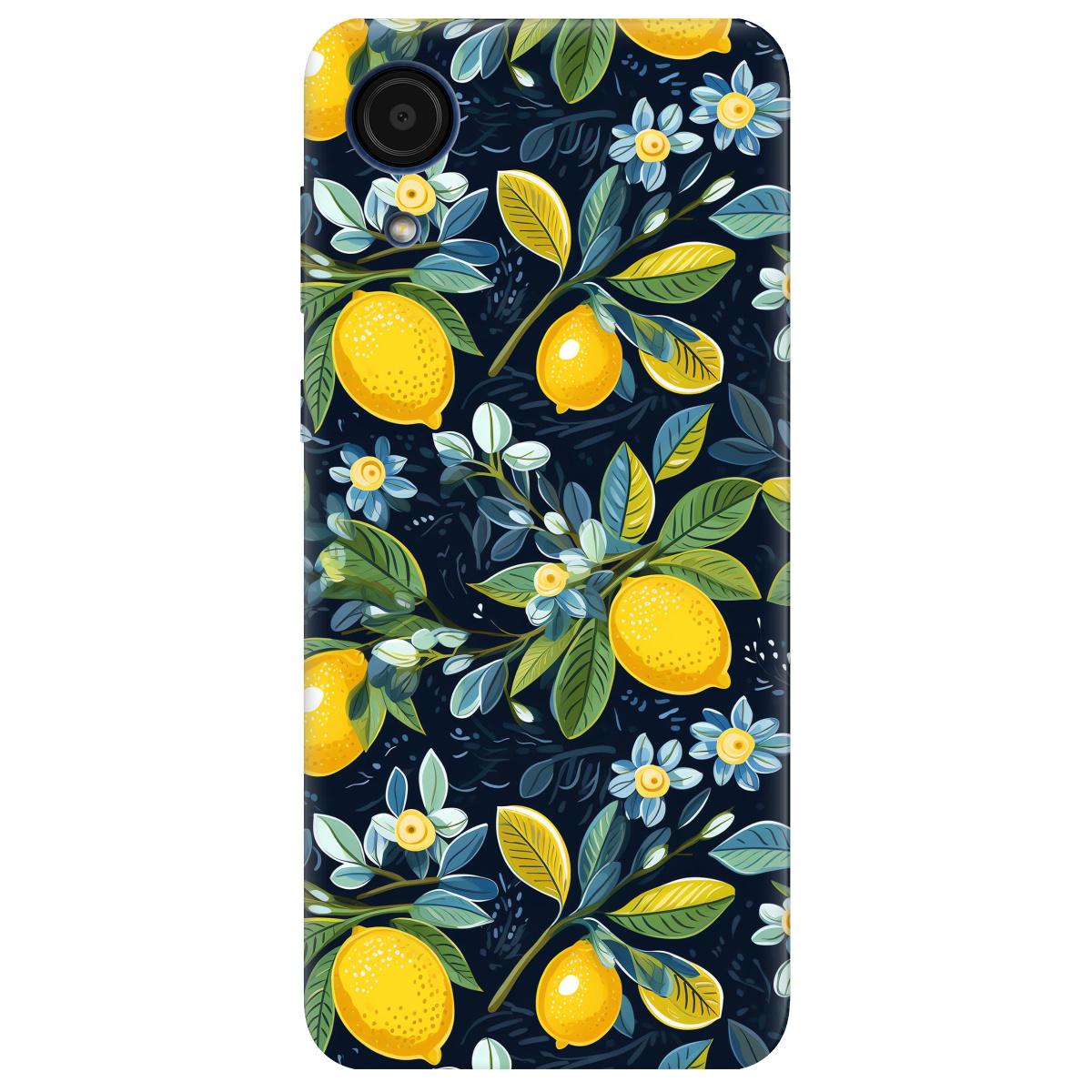 Чохол для Samsung Galaxy А03 Core Lemon with flower - фото 1 - Чохли для телефонів