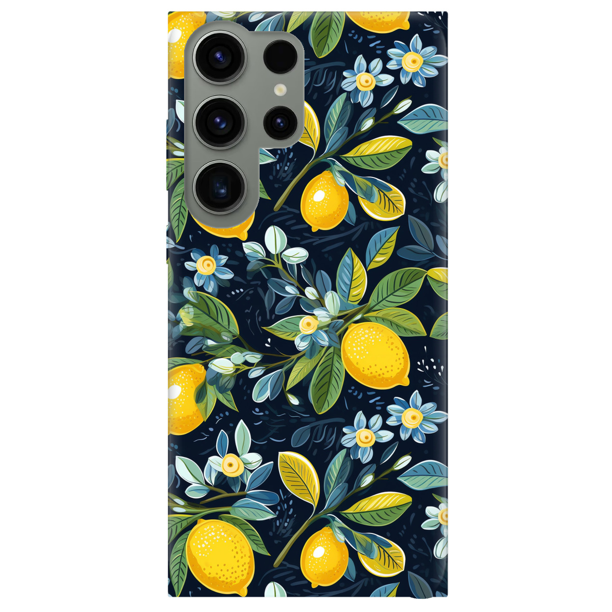 Чохол для Samsung Galaxy S23 Ultra Lemon with flower - фото 1 - Чохли для телефонів