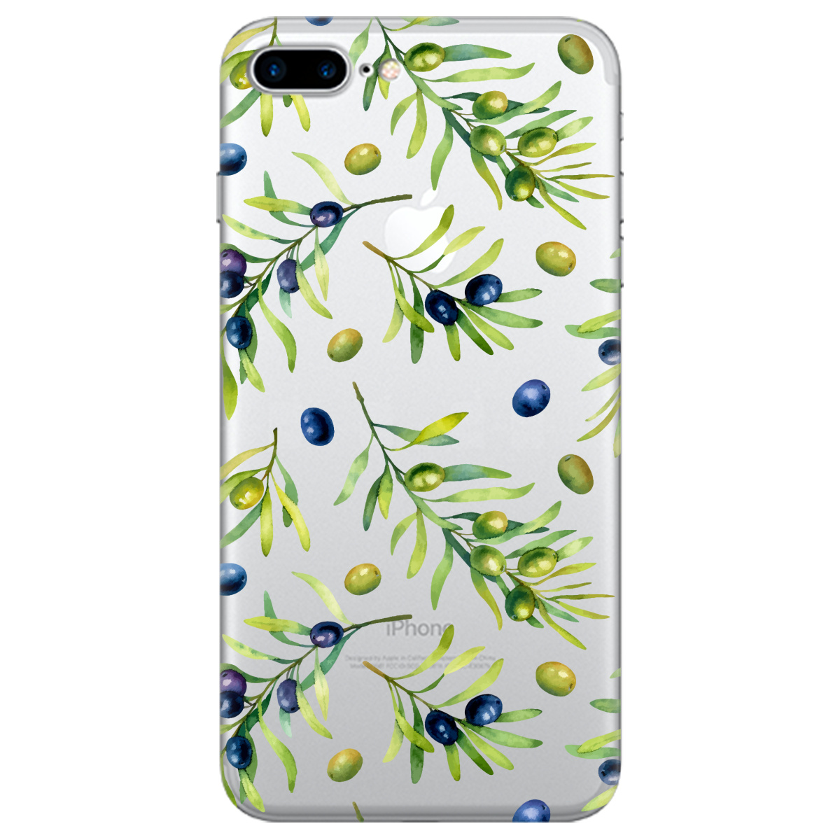 Чохол для Apple iPhone 7 Plus Olives - фото 1 Чохол для Apple iPhone 7 Plus Olives - фото 1 - Чохли для телефонів