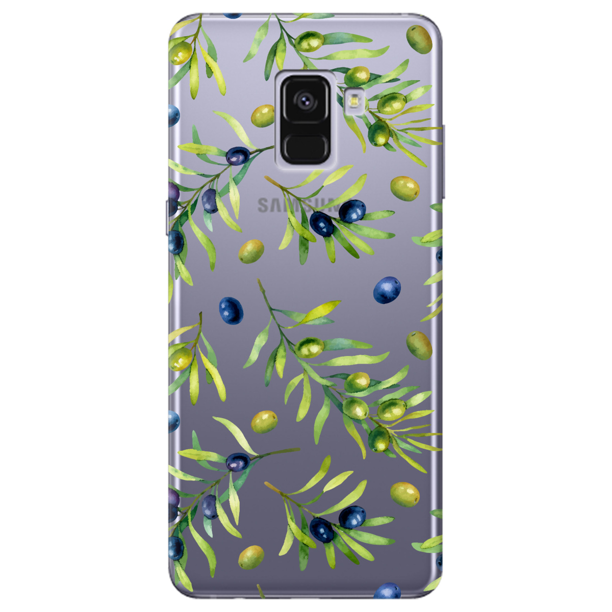Чохол для Samsung Galaxy A8 Plus 2018 Olives - фото 1 - Чохли для телефонів