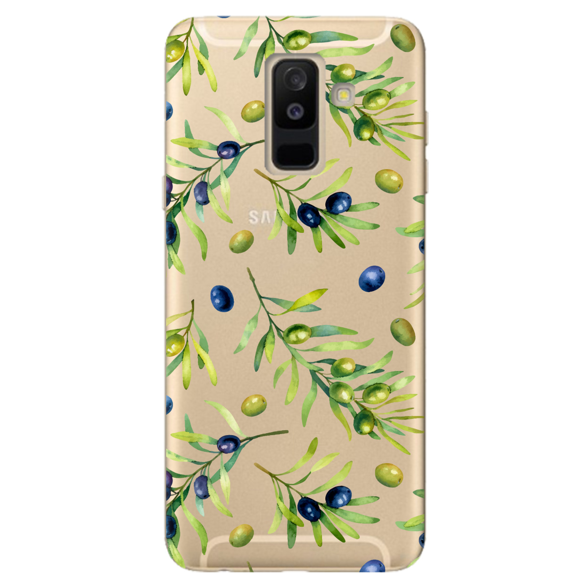 Чехол для Samsung Galaxy A6 Plus 2018 Olives - фото 1 - Чехлы для телефонов