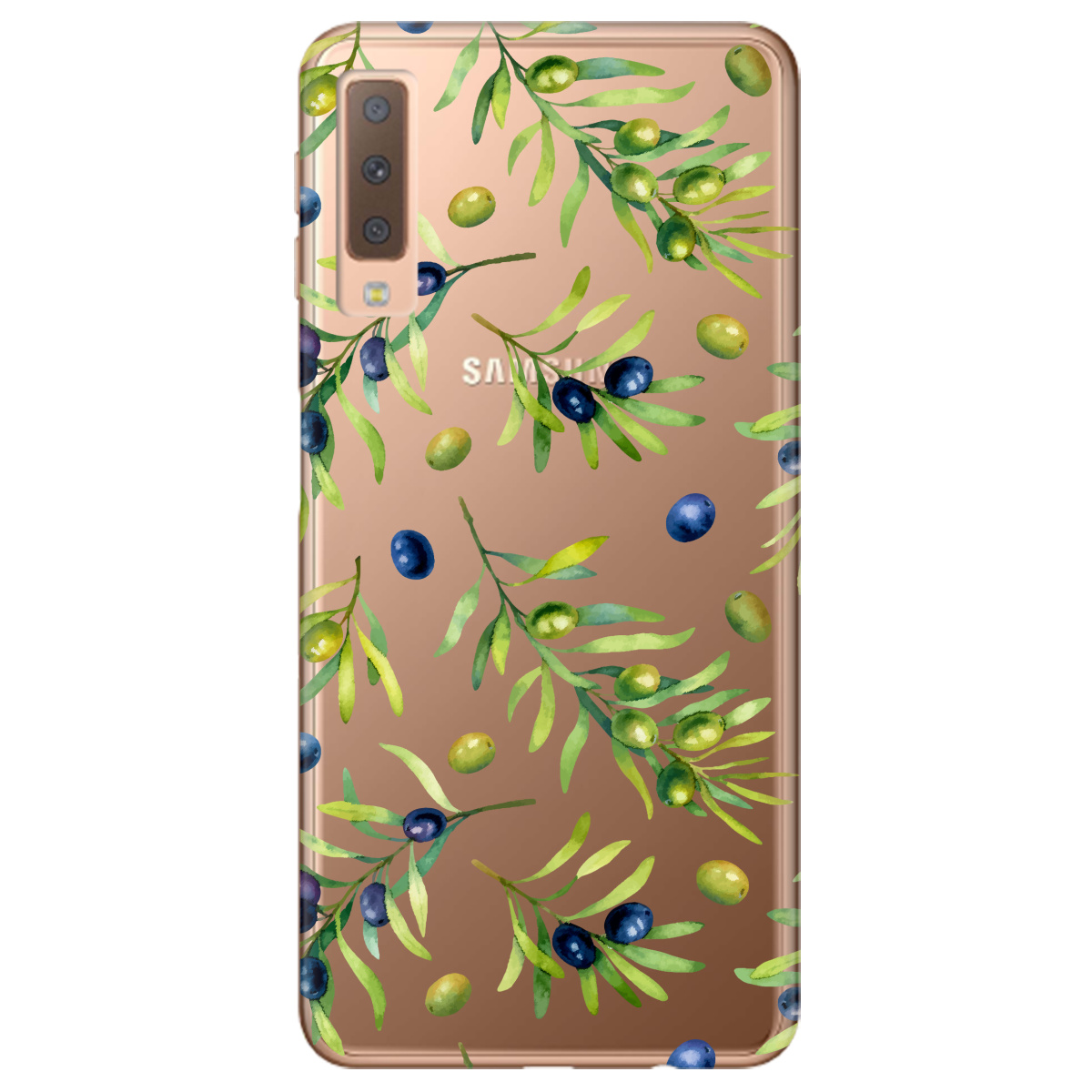Чохол для Samsung Galaxy A7 2018 Olives - фото 1 - Чохли для телефонів