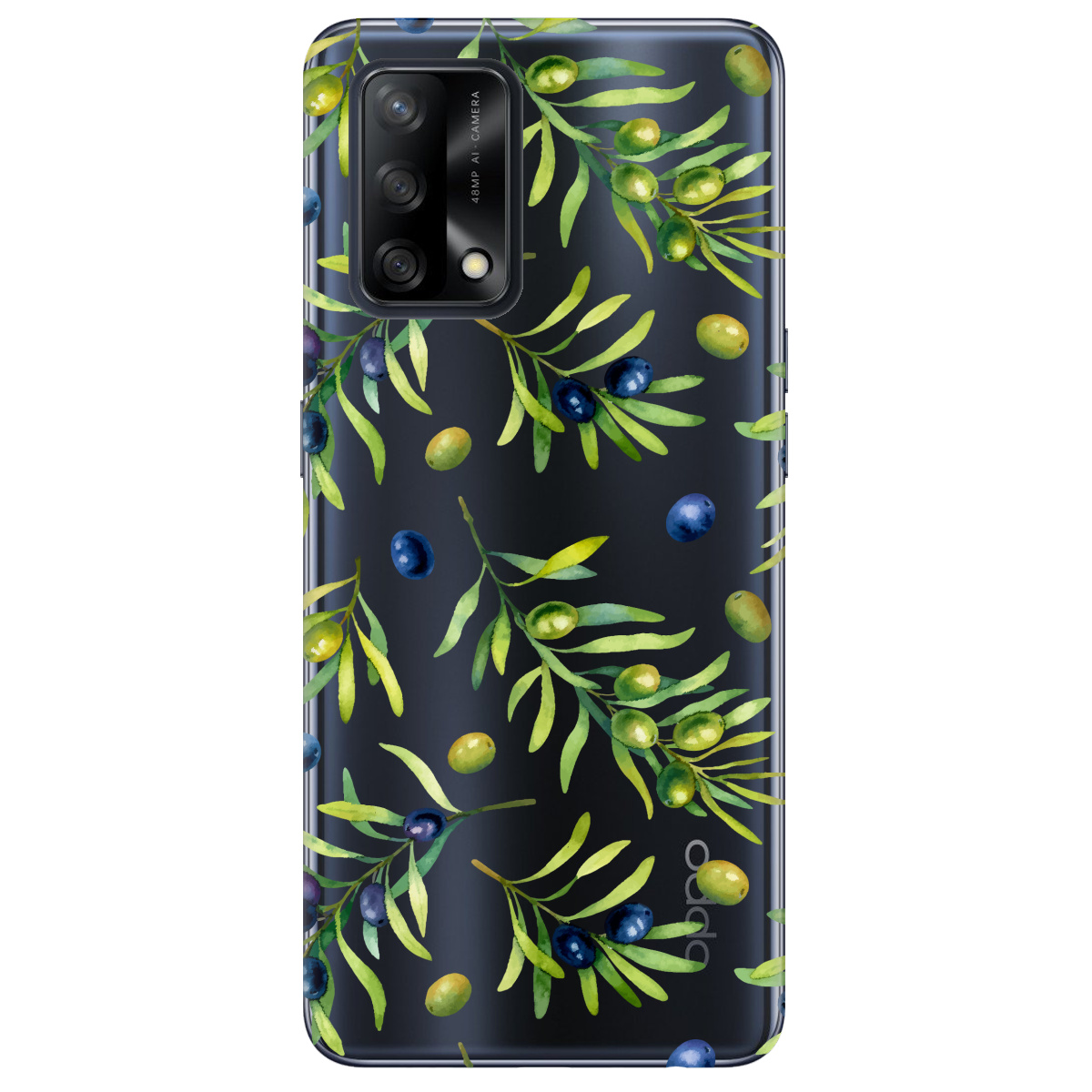 Чехол для Oppo A74 4G Olives - фото 1 - Чехлы для телефонов