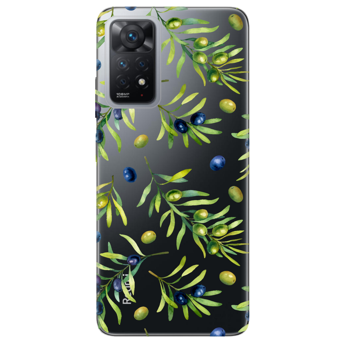 Чехол для Xiaomi Redmi Note 11 Pro Olives - фото 1 - Чехлы для телефонов