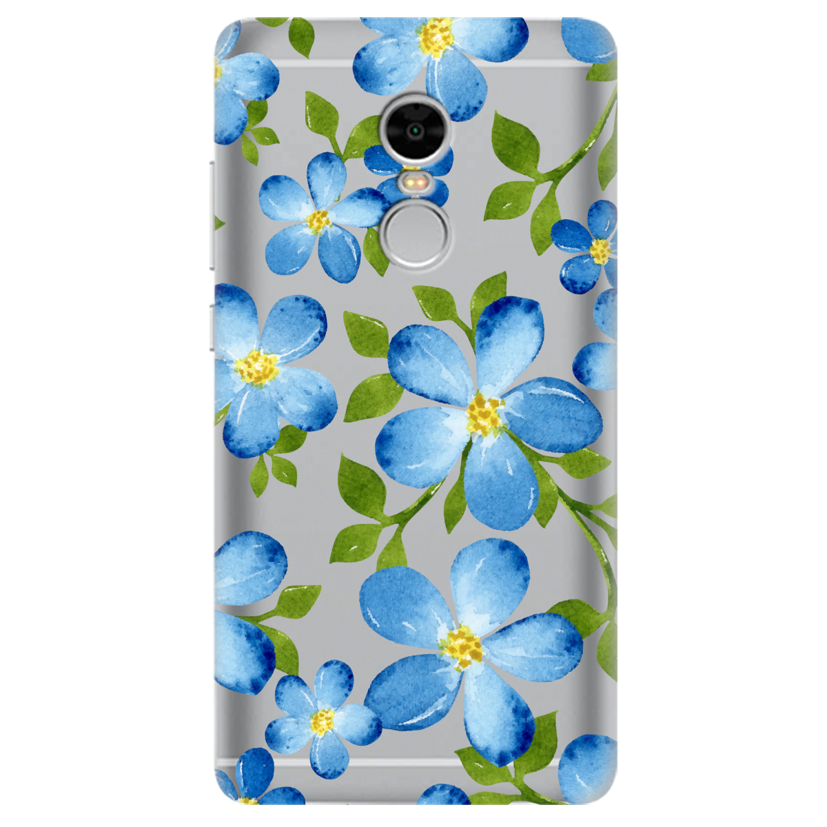 Чохол для Xiaomi Redmi Note 4 Flowers blue - фото 1 - Чохли для телефонів