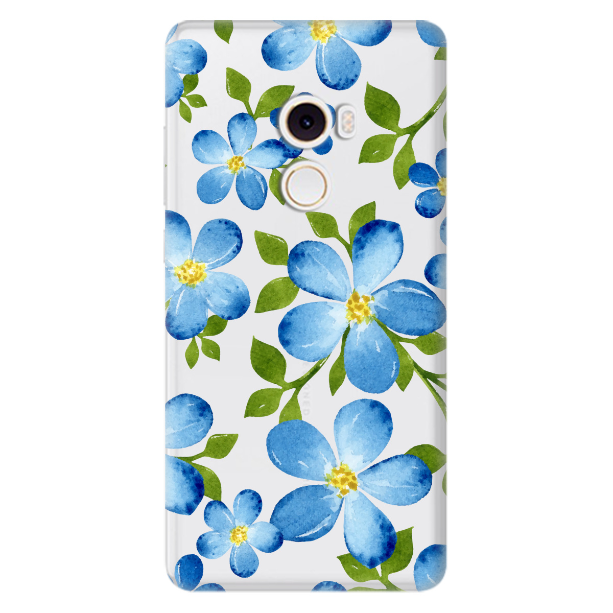 Чохол для Xiaomi Mi Mix 2 Flowers blue - фото 1 - Чохли для телефонів