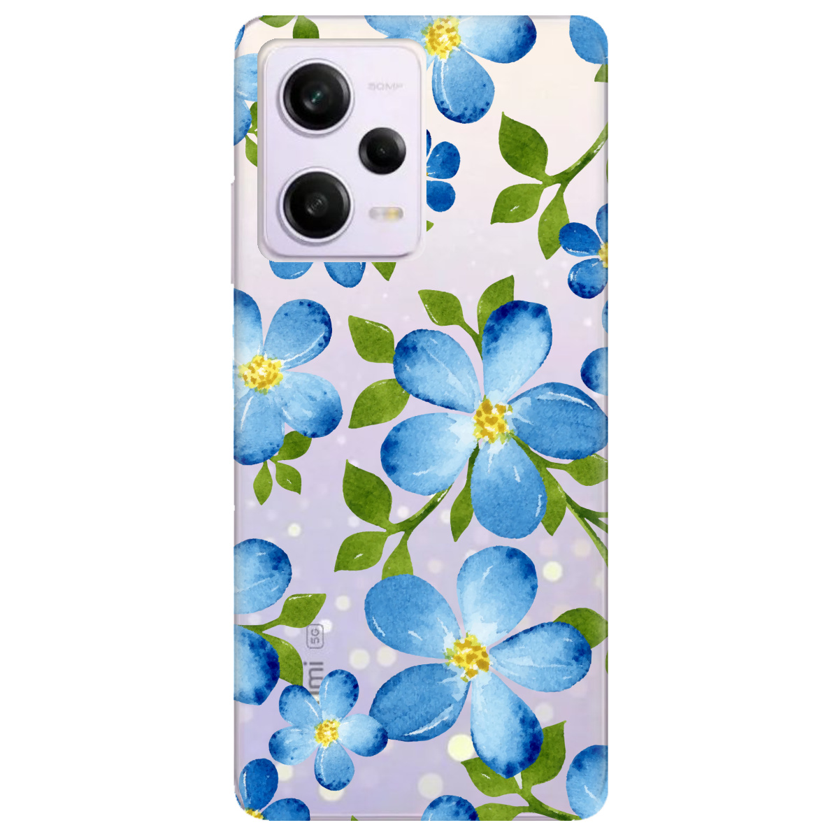 Чохол для Xiaomi Redmi Note 12 Pro 5G Flowers blue - фото 1 - Чохли для телефонів