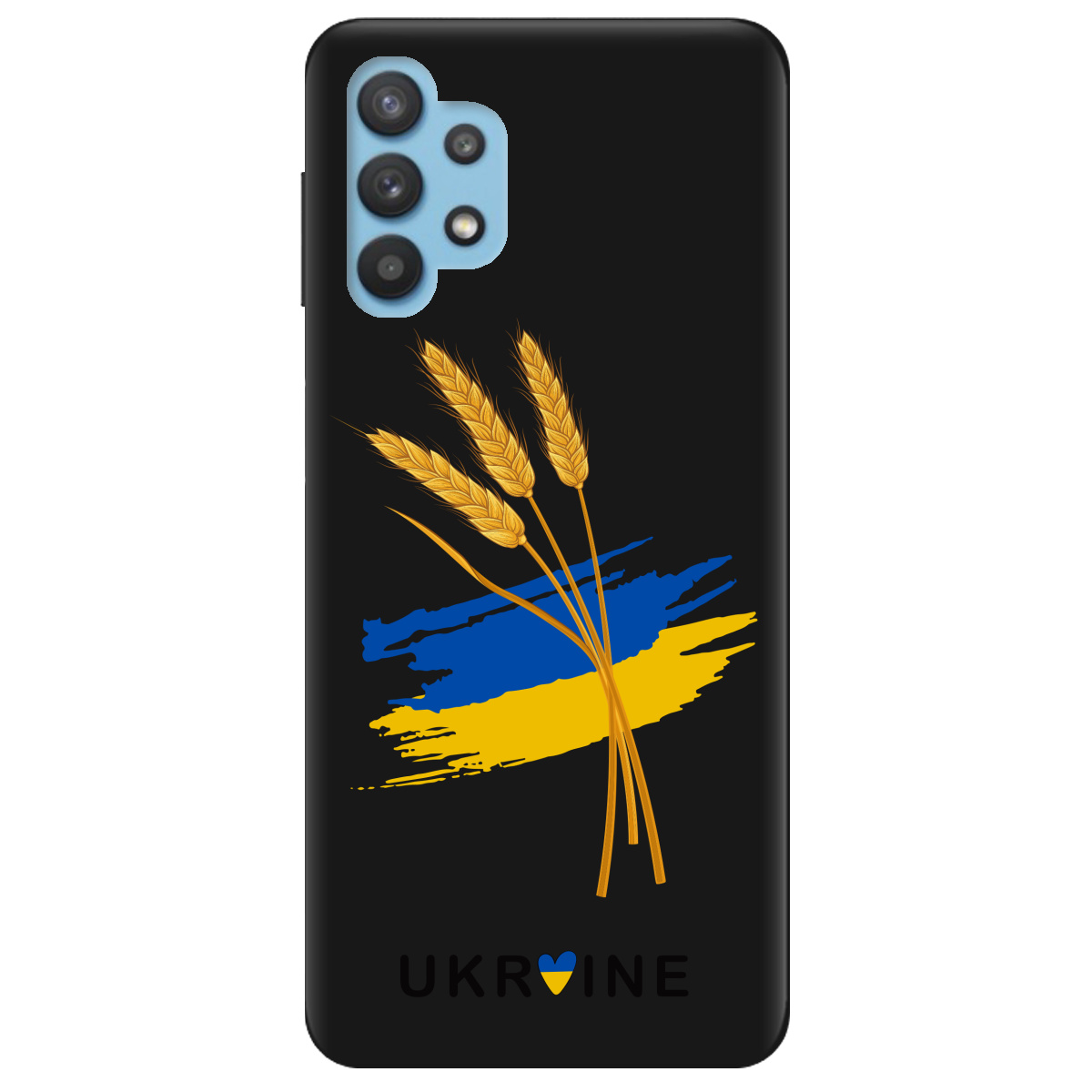 Чехол для Samsung Galaxy A32 4G черный матовый soft touch Spikelets - фото 1 Чехол для Samsung Galaxy A32 4G черный матовый soft touch Spikelets - фото 1 - Чехлы для телефонов