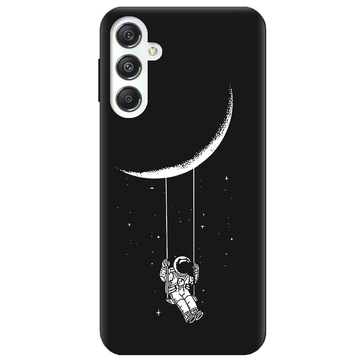 Чехол для Samsung Galaxy M34 5G черный матовый soft touch Swing - фото 1 - Чехлы для телефонов