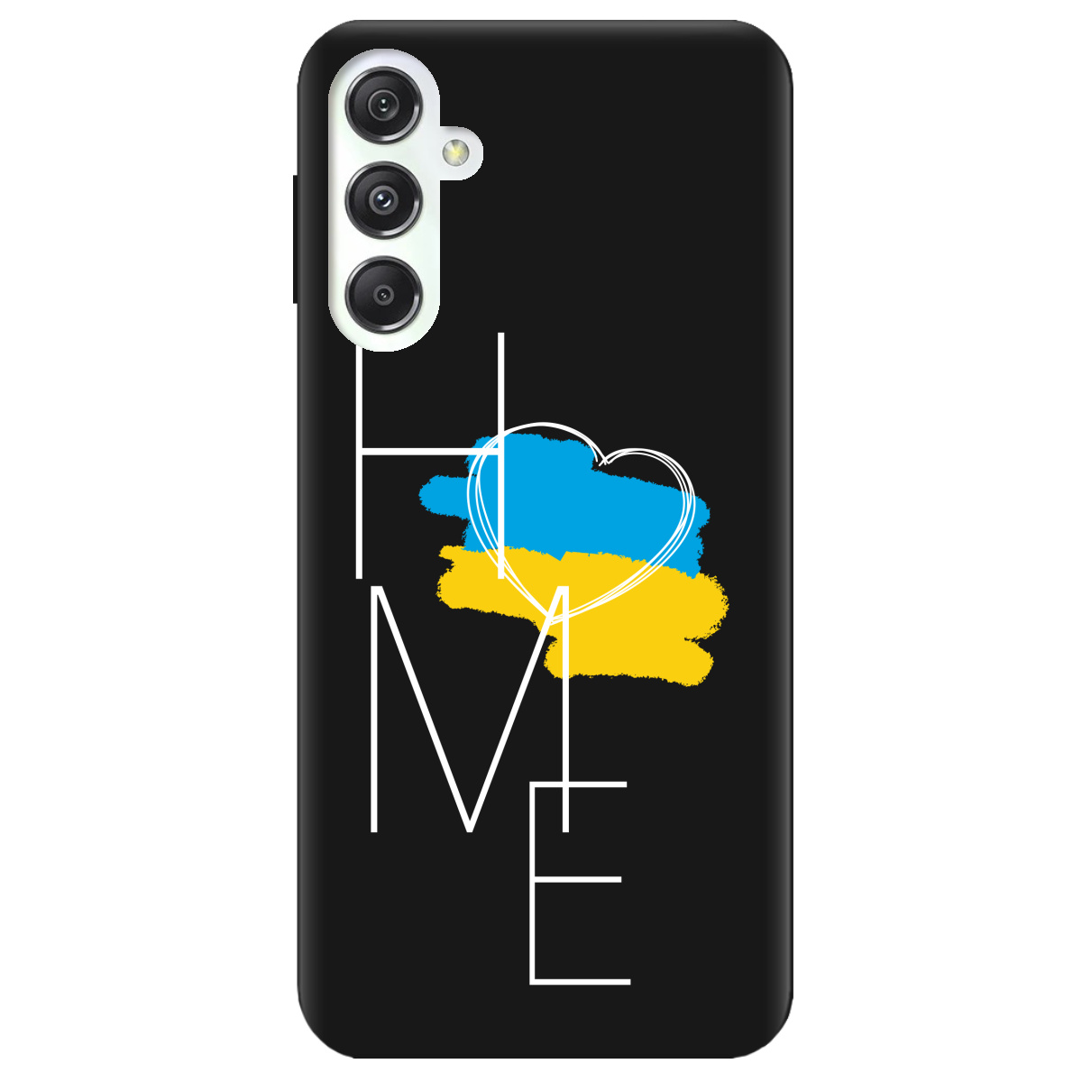 Чохол для Samsung Galaxy M34 5G чорний матовий soft touch Дім - фото 1 - Чохли для телефонів