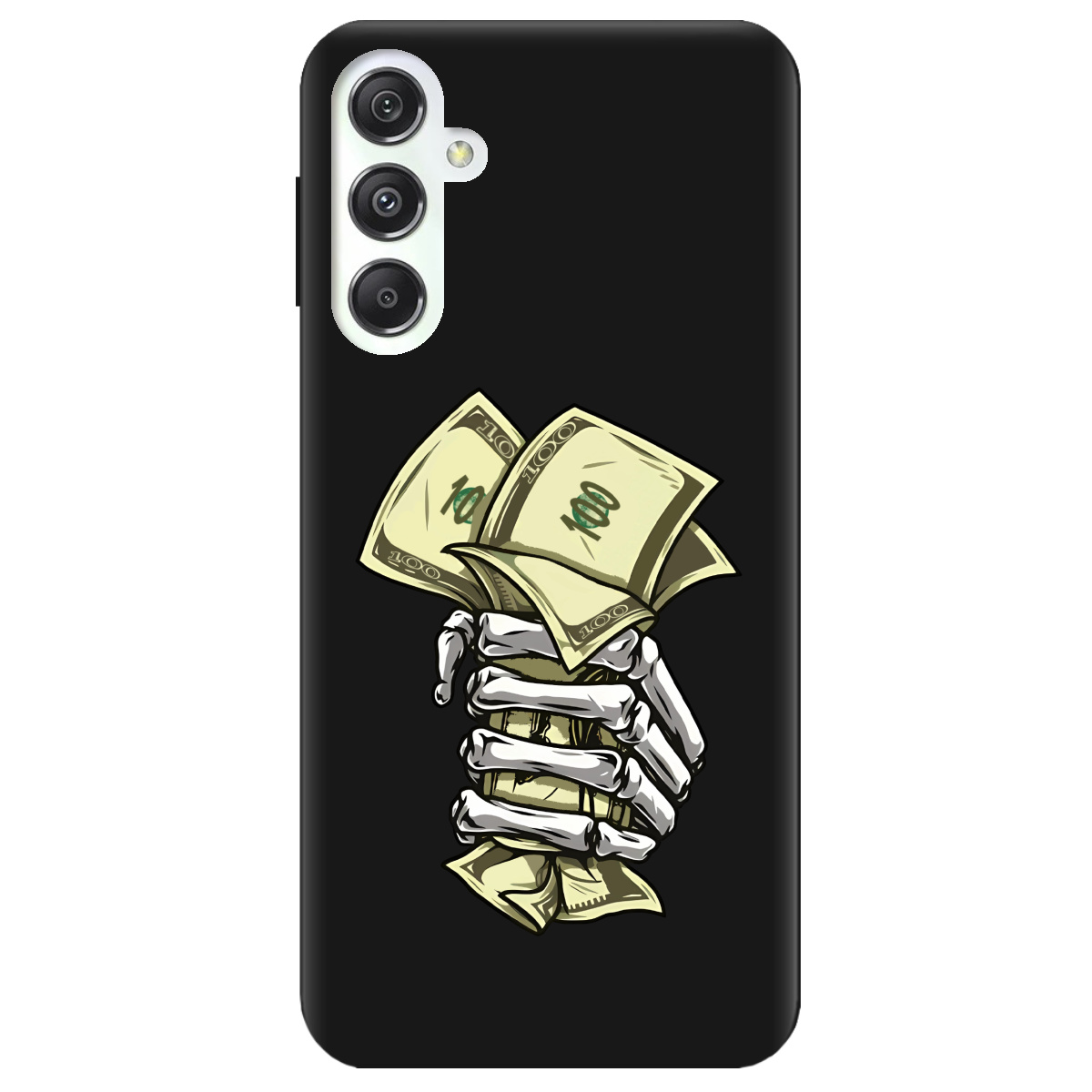 Чехол для Samsung Galaxy M34 5G черный матовый soft touch Загашник - фото 1 - Чехлы для телефонов