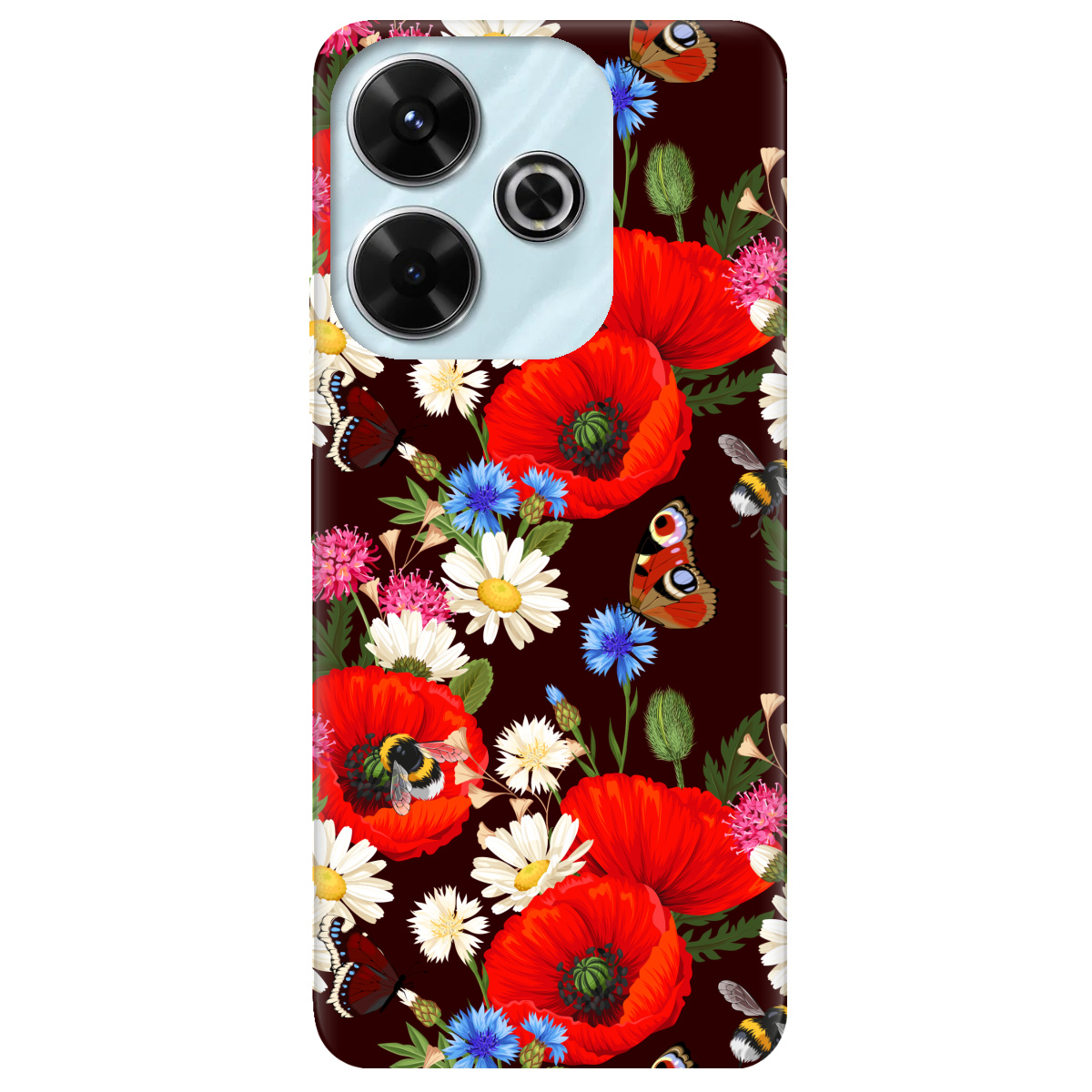 Чохол для Xiaomi Redmi 13 Лугові квіти - фото 1 - Чохли для телефонів