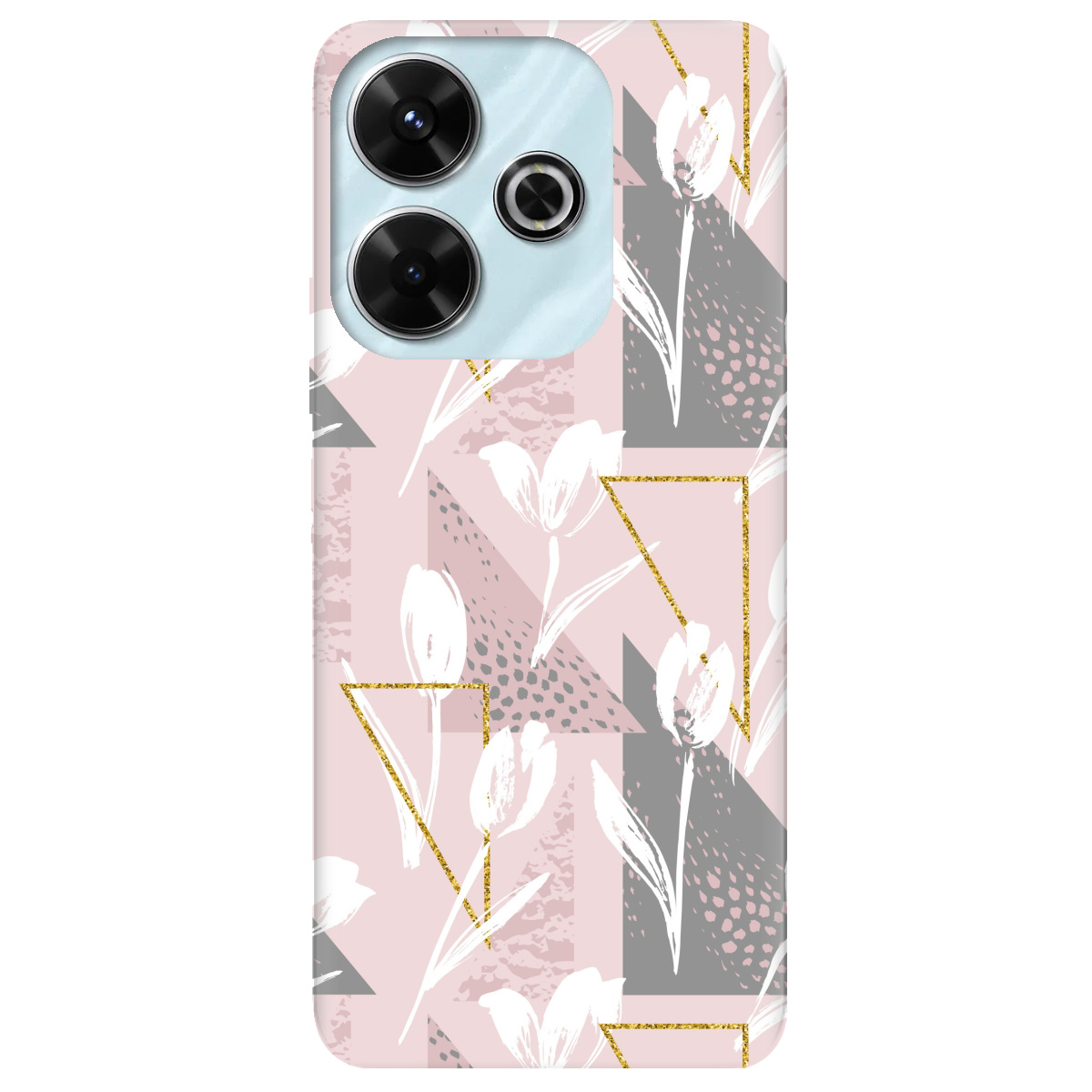 Чехол для Xiaomi Poco M6 4G White tulips - фото 1 - Чехлы для телефонов