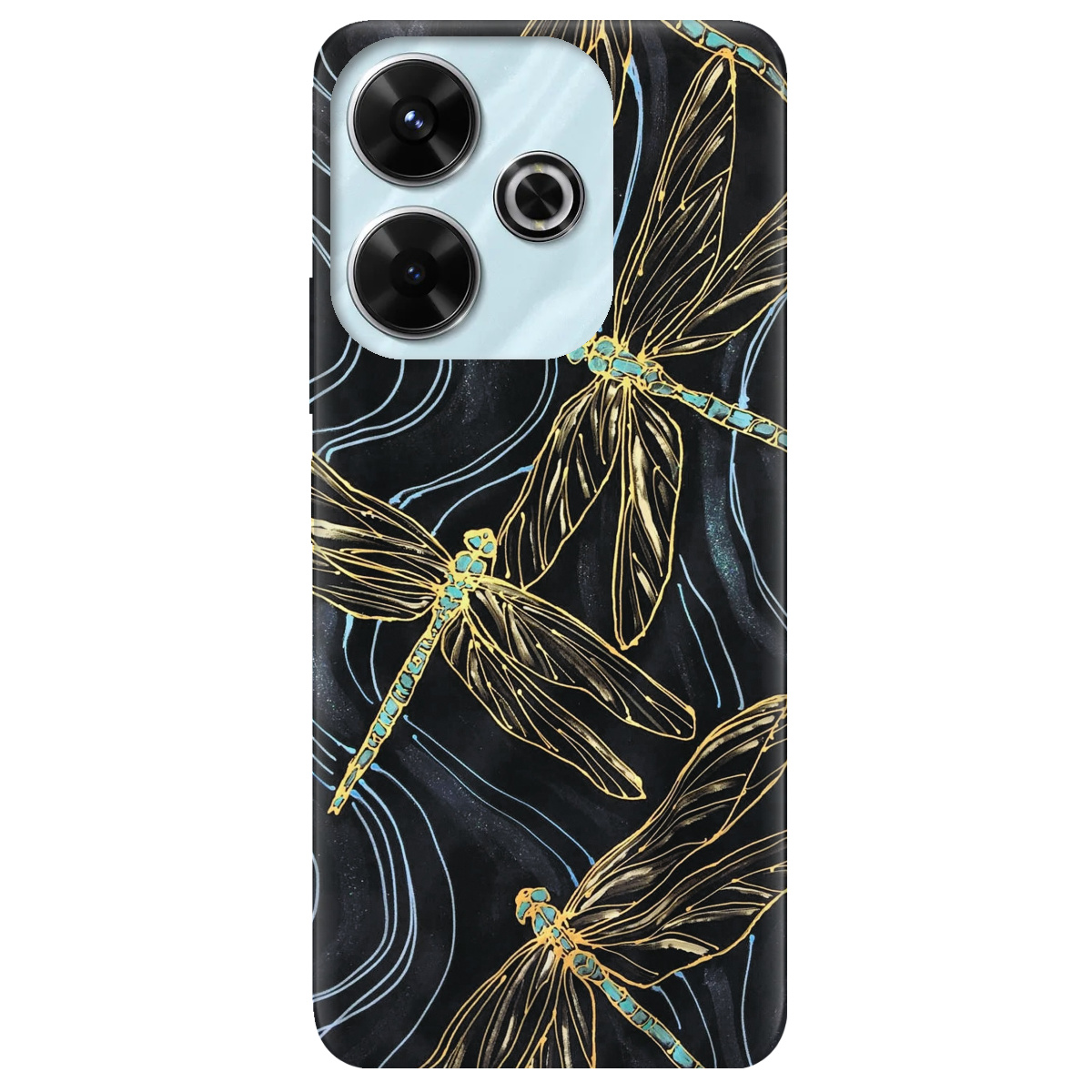 Чехол для Xiaomi Poco M6 4G Dragonfly - фото 1 - Чехлы для телефонов