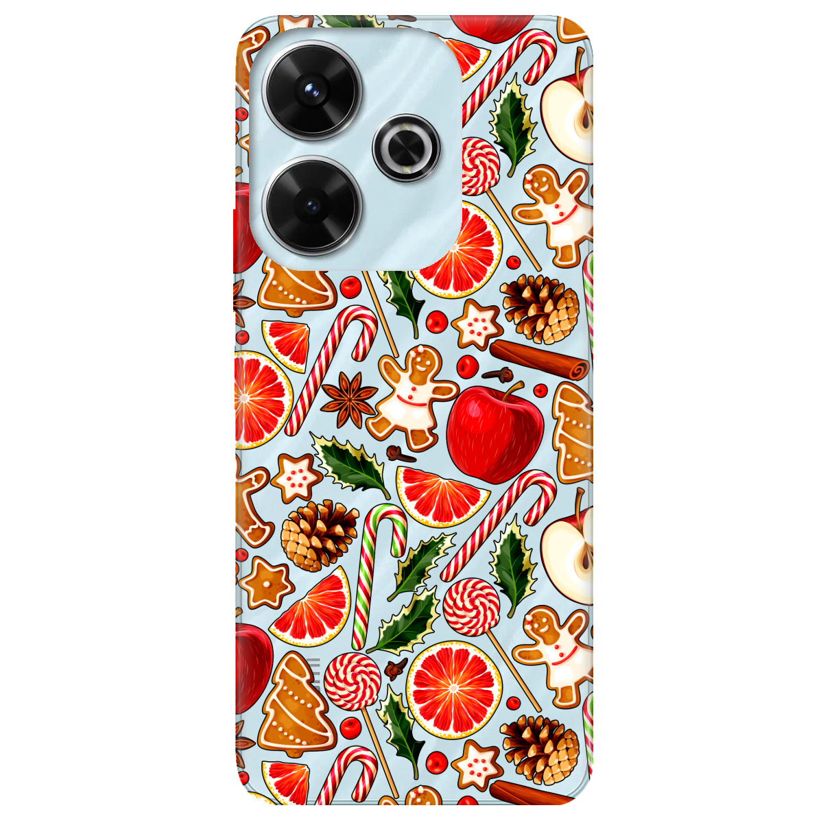 Чехол для Xiaomi Poco M6 4G Christmas spices - фото 1 - Чехлы для телефонов