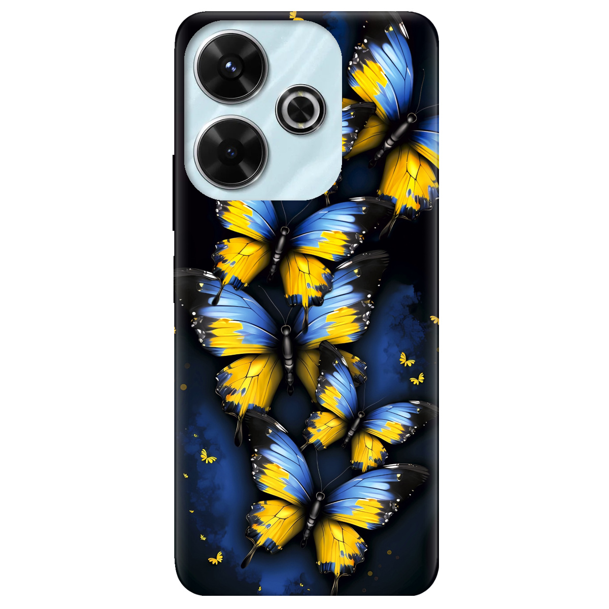 Чохол для Xiaomi Poco M6 4G Метелики - фото 1 - Чохли для телефонів