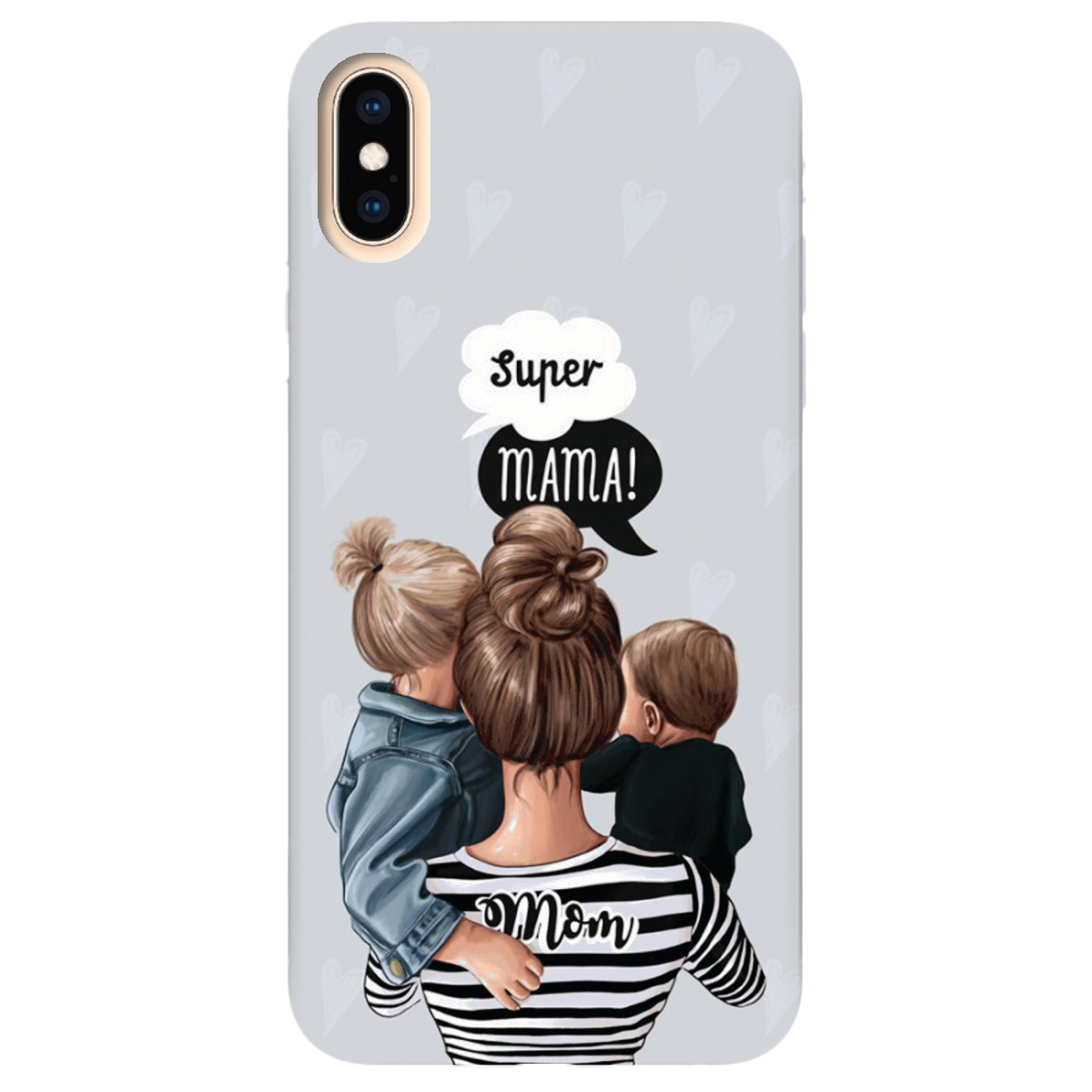 Чохол для Apple iPhone X Super Mama - фото 1 - Чохли для телефонів