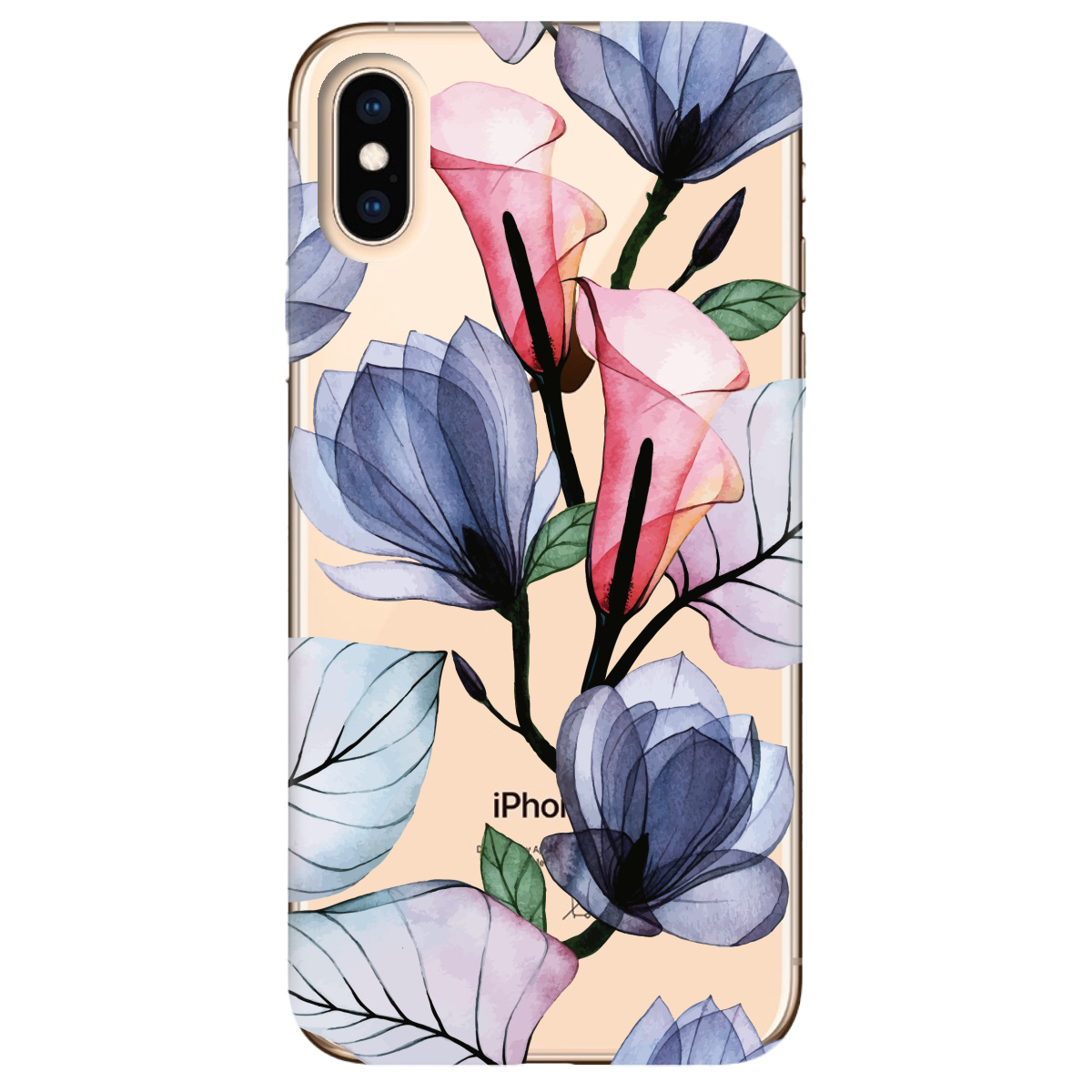 Чехол для Apple iPhone X Tropical flowers - фото 1 - Чехлы для телефонов